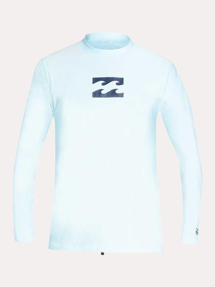 Billabong Boys' All Day Wave Loose Fit Long Sleeve Rashguard - Saint Bernard