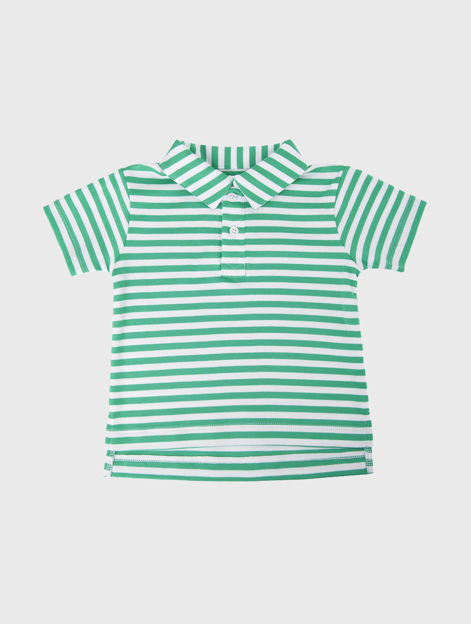 Classic Prep Little Boys' Henry Short-Sleeve Stripe Polo - Saint Bernard