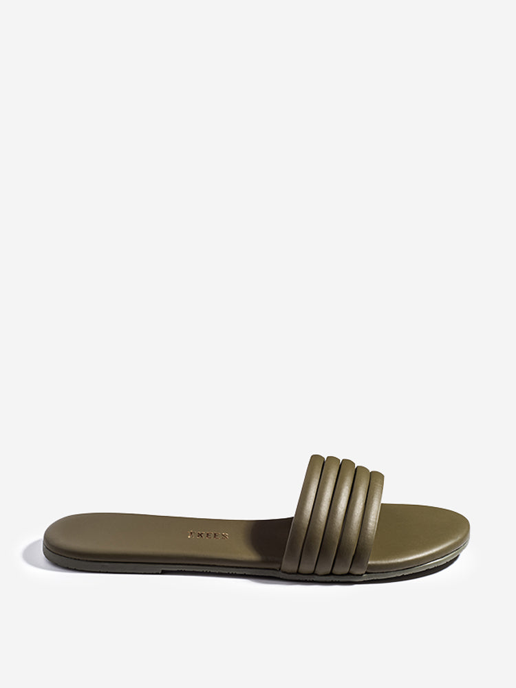 Tkees Serena Slide Olive - Saint Bernard