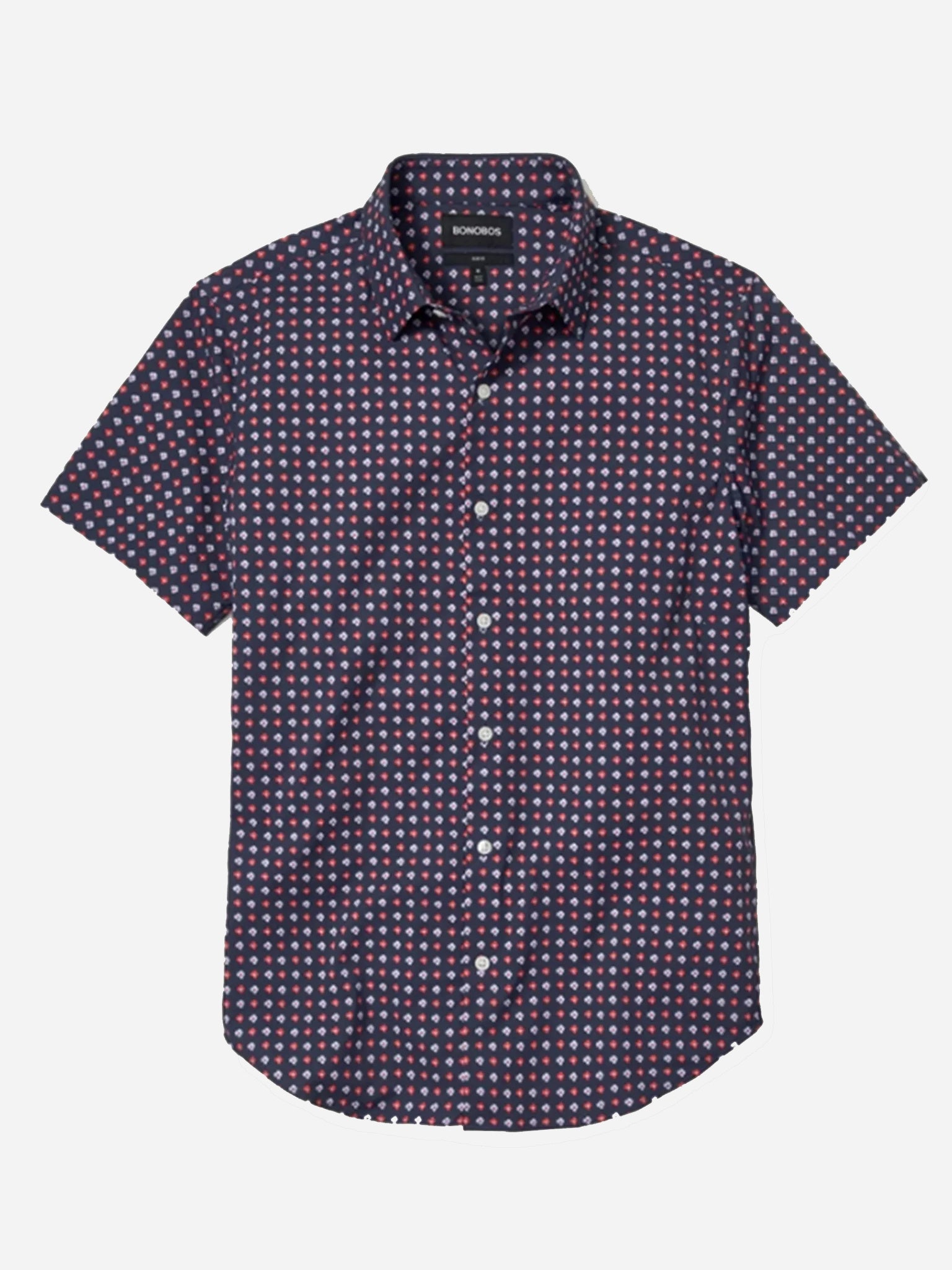 Bonobos Men's Short Sleeve Tech Button-Down Shirt - Saint Bernard