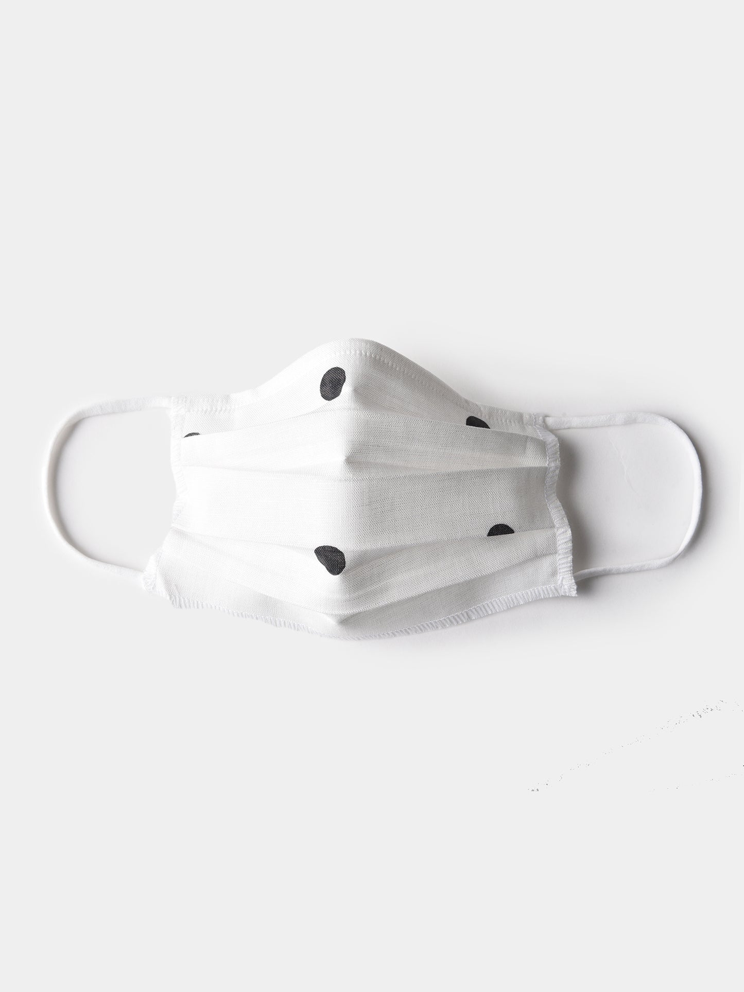 Brooke Wright Design Black Dot Domino Mask - Saint Bernard