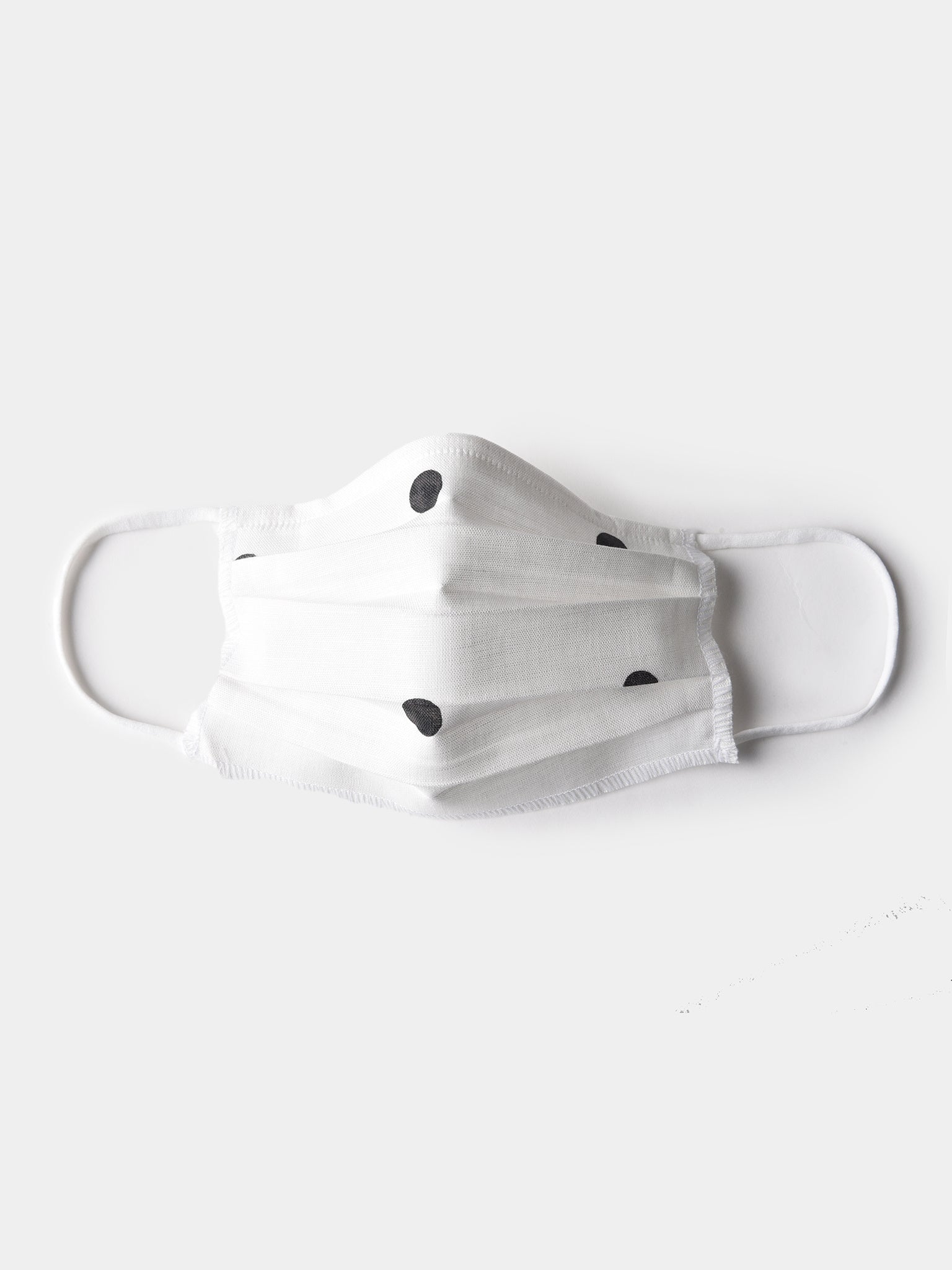 Brooke Wright Design Black Dot Domino Mask - Saint Bernard