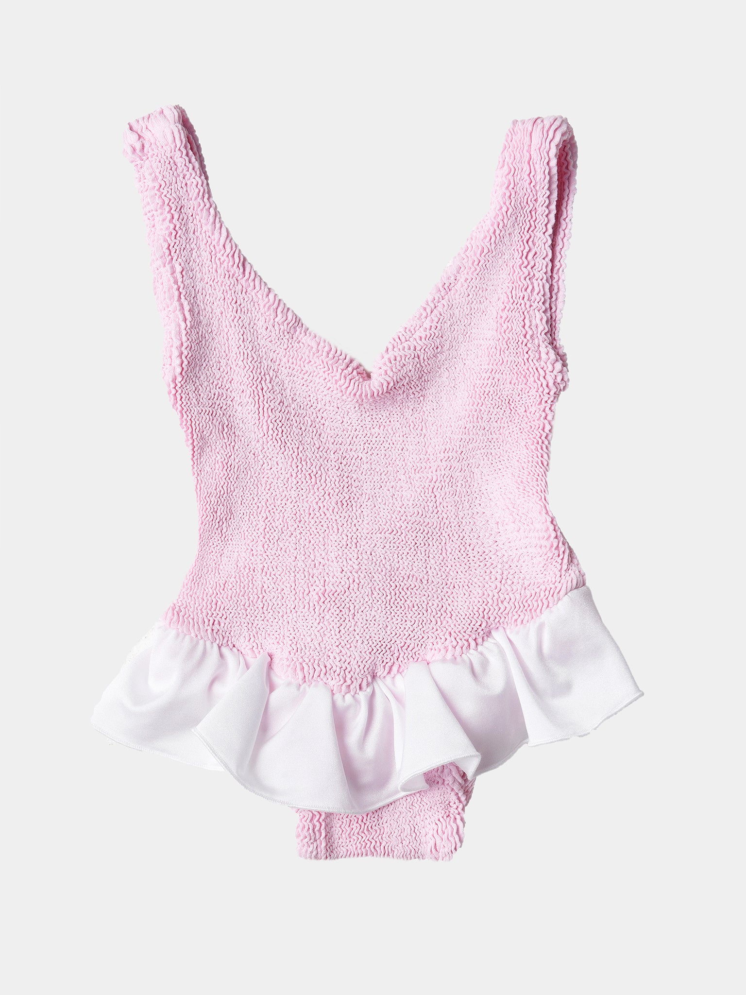 Hunza G Little Girls' Baby Denise One-Piece Swimsuit - Saint Bernard