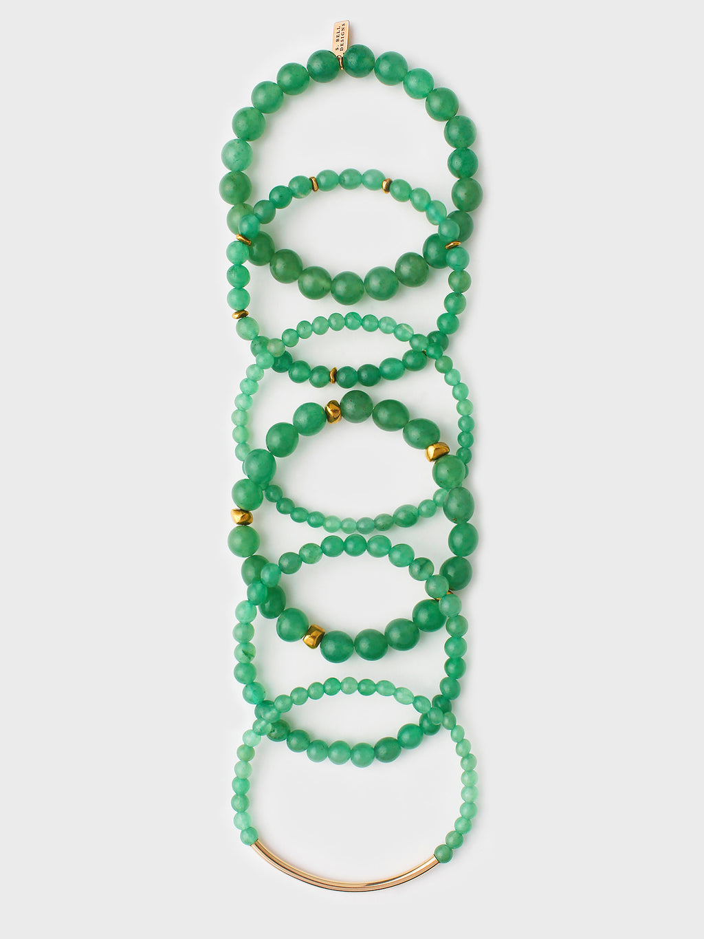 S. Bell The Beach Stack Assorted Bead Bracelets - Saint Bernard