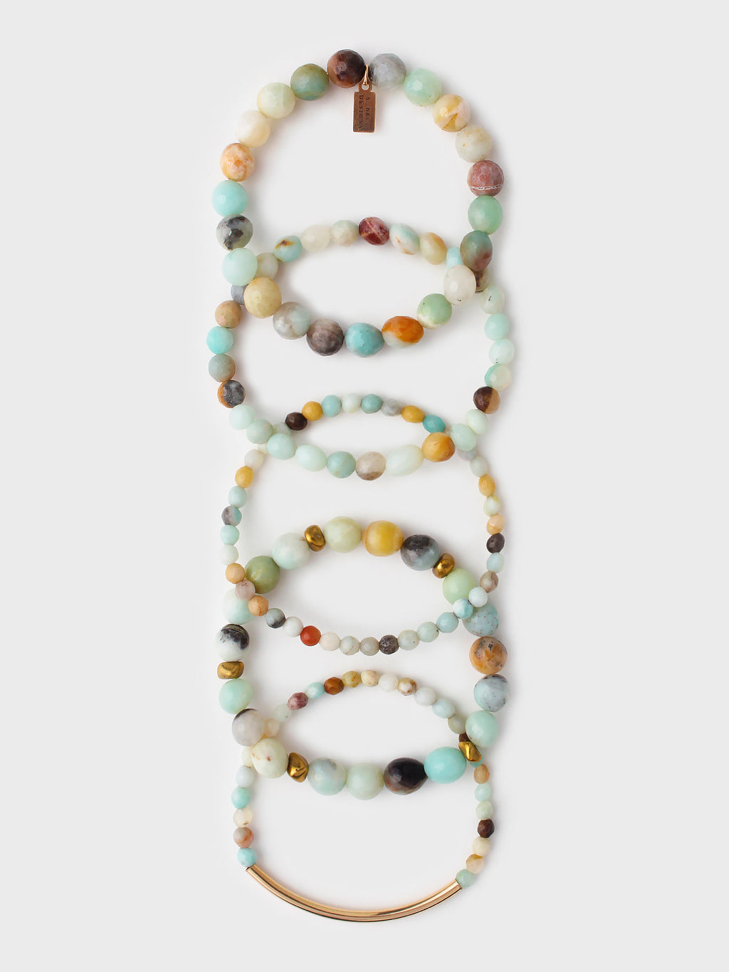 S. Bell The Beach Stack Assorted Bead Bracelets - Saint Bernard