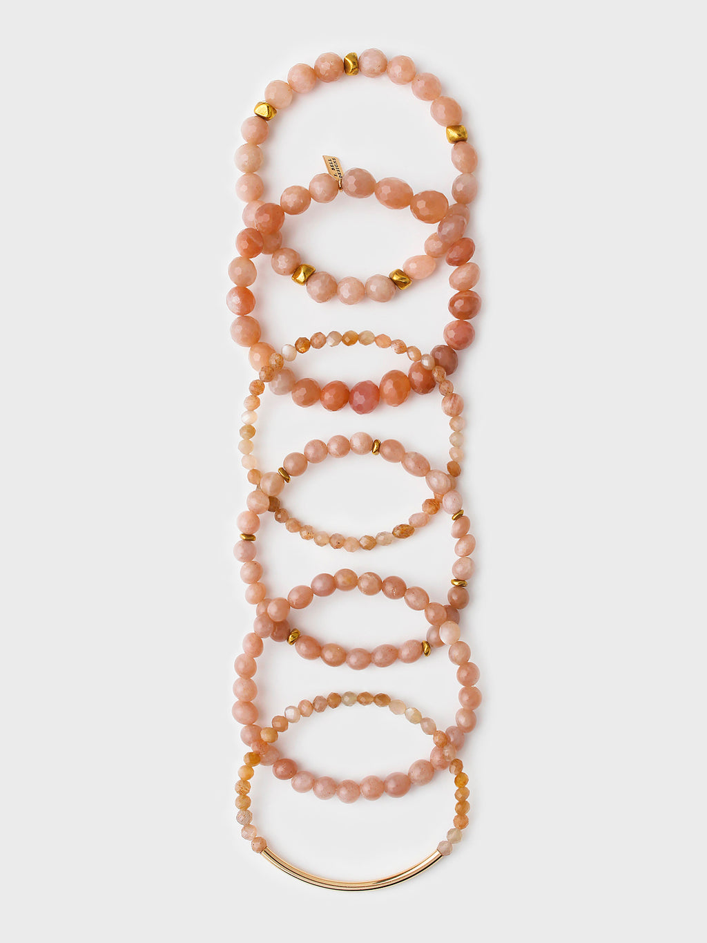 S. Bell The Beach Stack Assorted Bead Bracelets - Saint Bernard