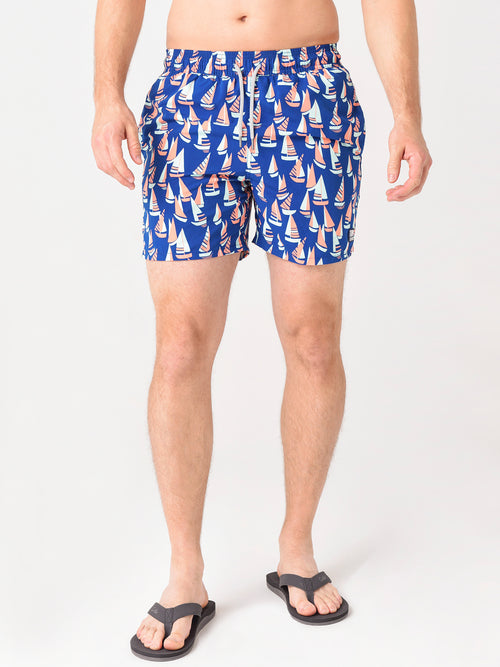 Tom & Teddy Men's Boats Swim Trunk