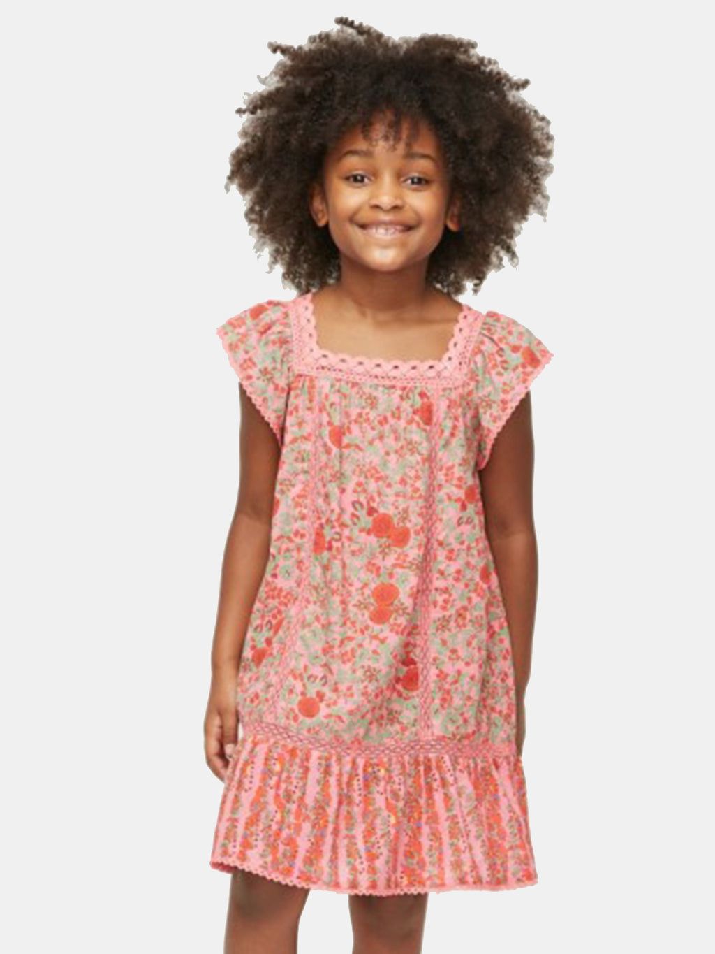Roller Rabbit Girls' Rhody Carmela Dress - Saint Bernard