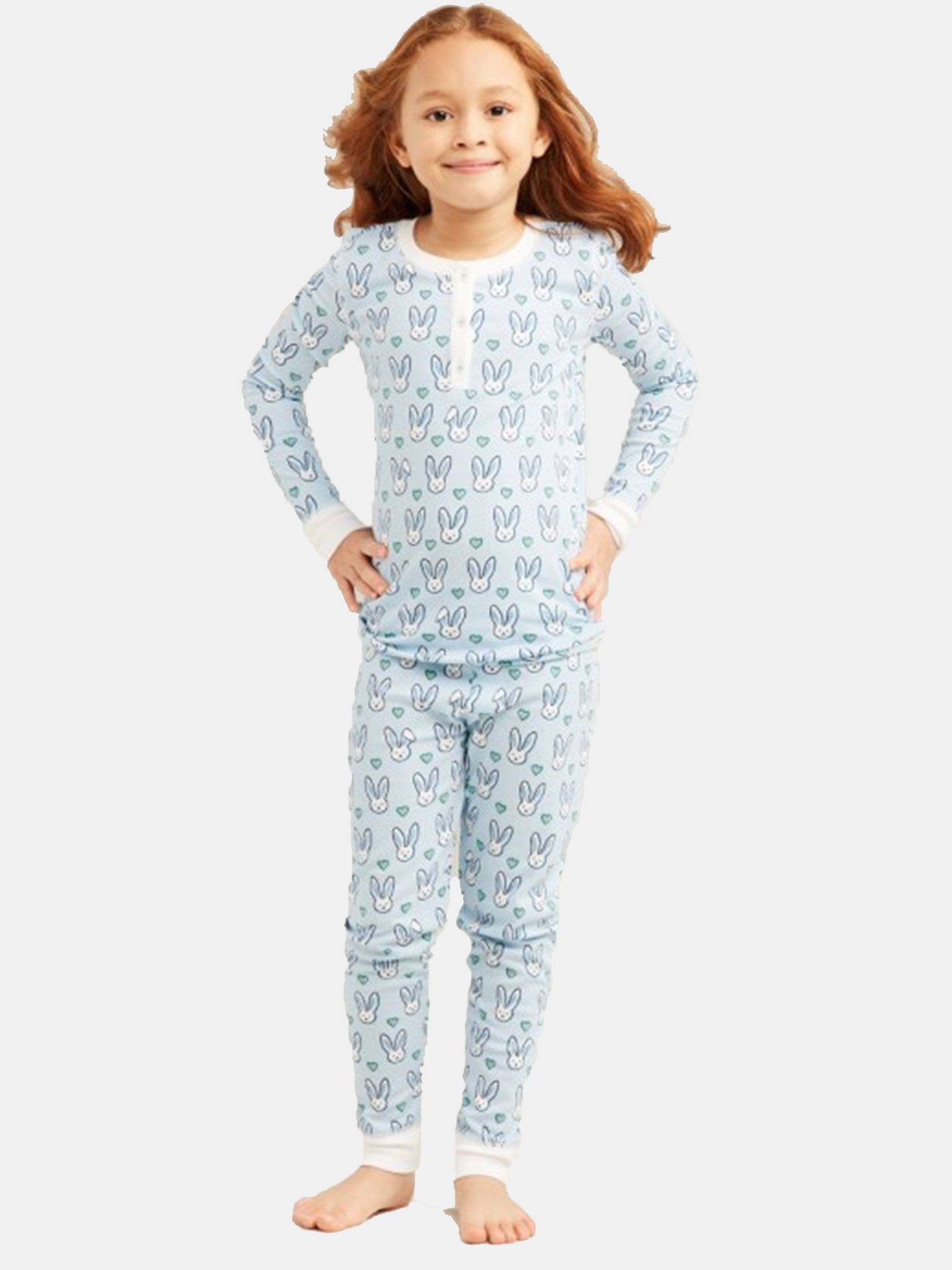 Roller Rabbit Kid's Love Bunnies Pajamas - Saint Bernard