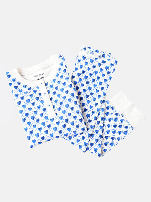 Roller Rabbit Kids' Quilted Heart Pajamas