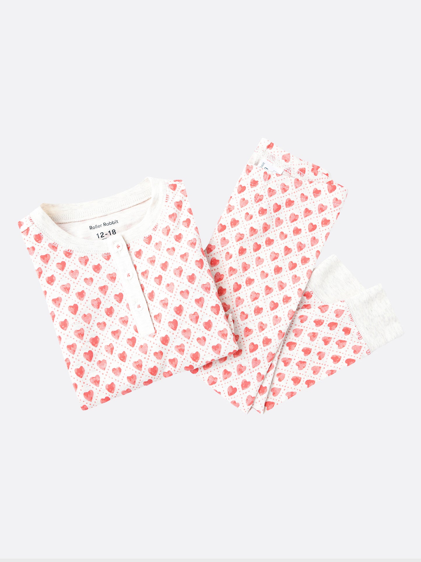 Roller Rabbit Kids' Quilted Heart Pajamas