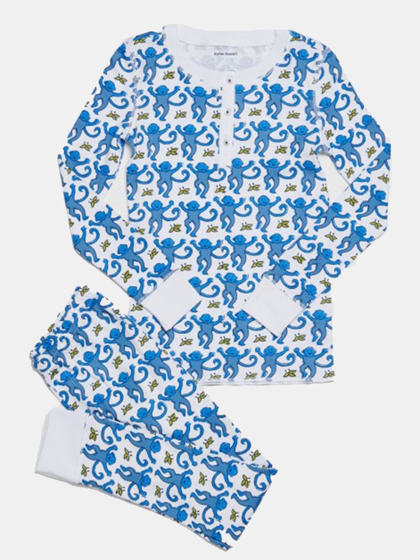 Roller Rabbit Kids' Monkey Pajama - Saint Bernard