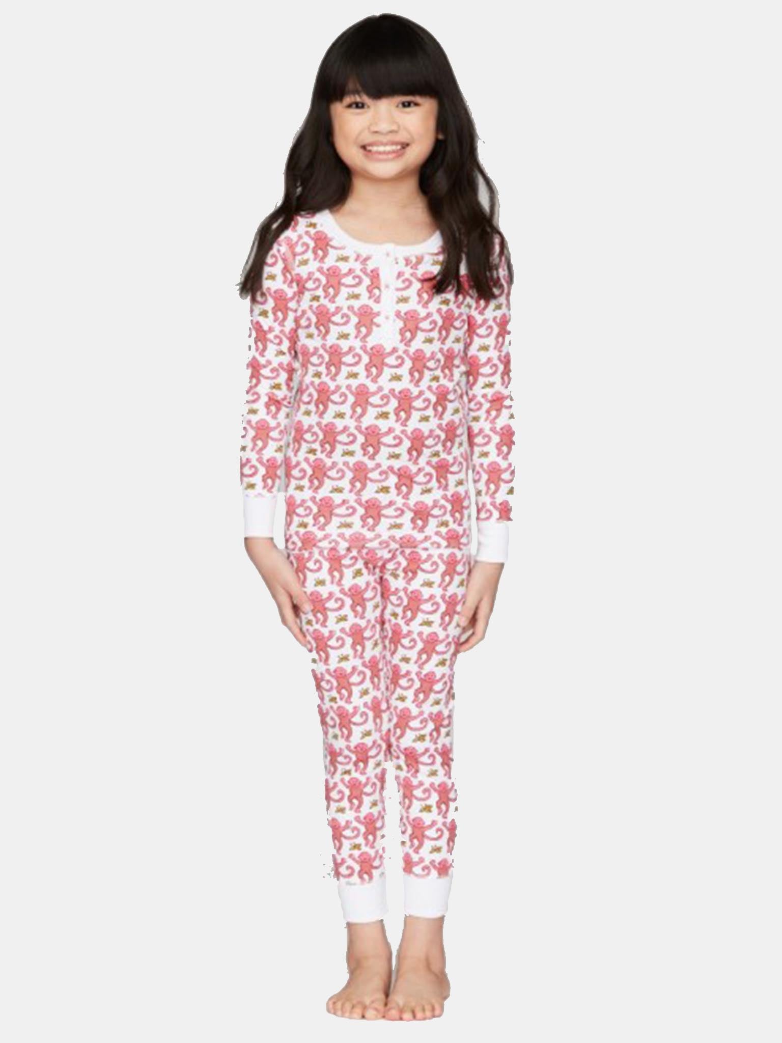 Roller Rabbit Kids' Monkey Pajama - Saint Bernard