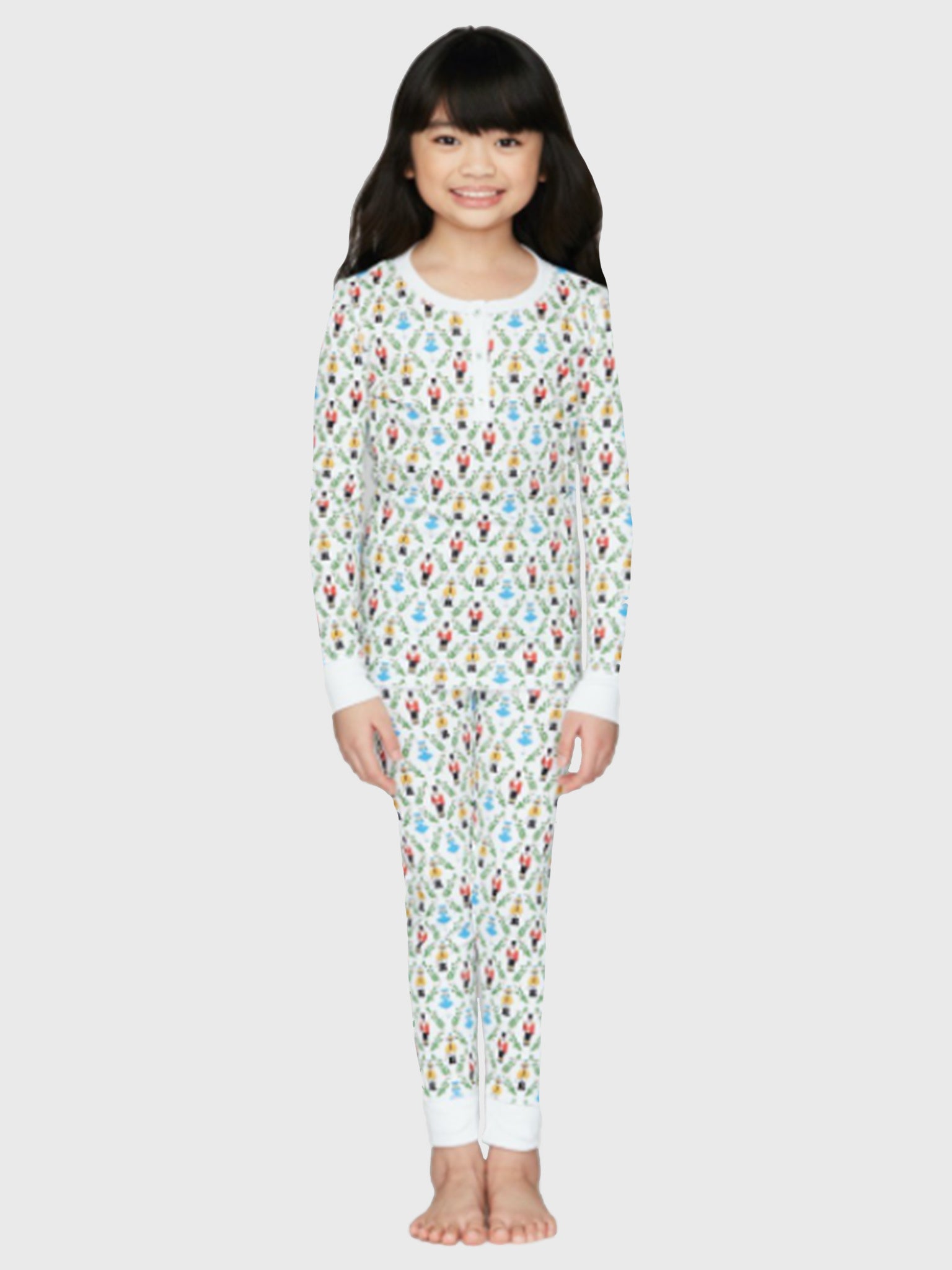 Roller Rabbit Kid's Sugar Plum Party Pajamas - Saint Bernard