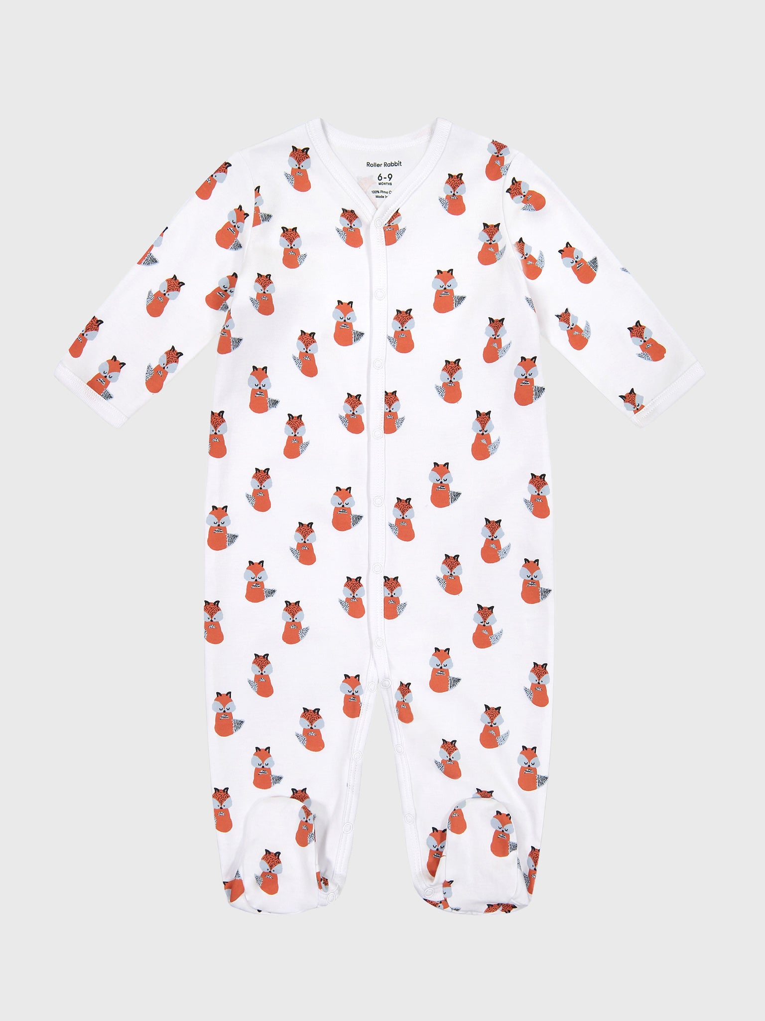 Roller Rabbit Infant Fox de Fox Footie Pajama - Saint Bernard