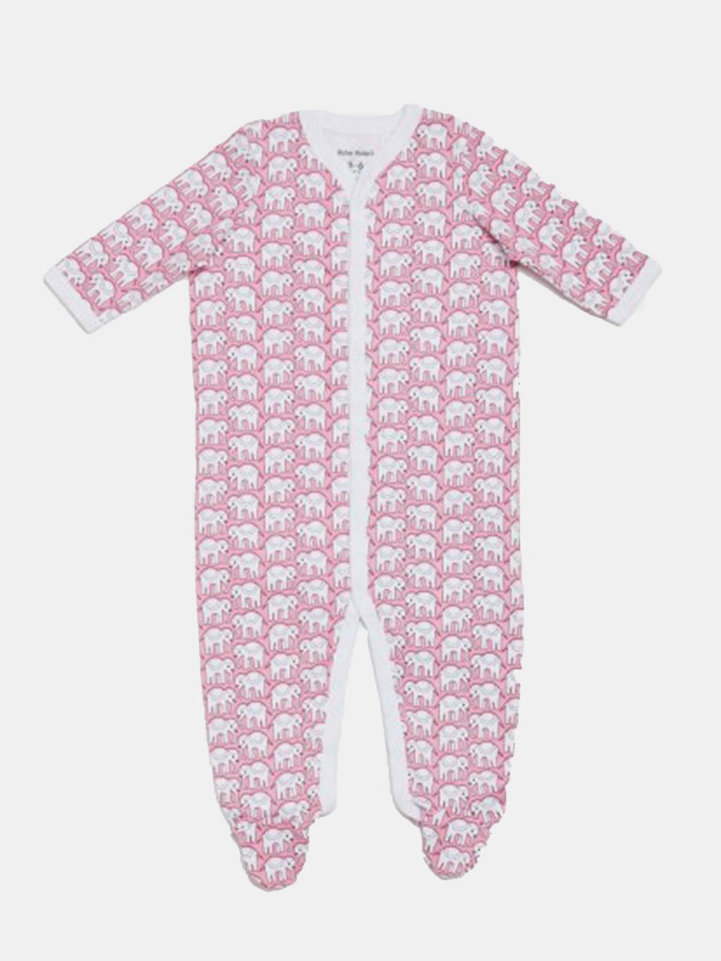 Roller Rabbit Little Kids' Hathi Footie Pajama - Saint Bernard