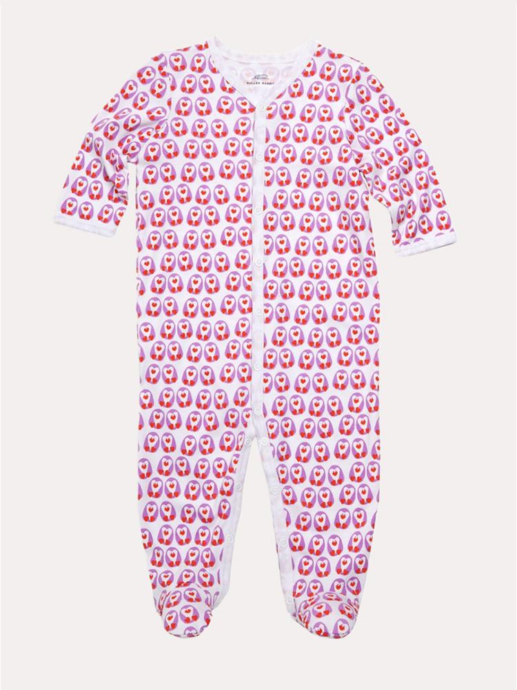 Roller Rabbit Infant Love Birds Footie Pajamas