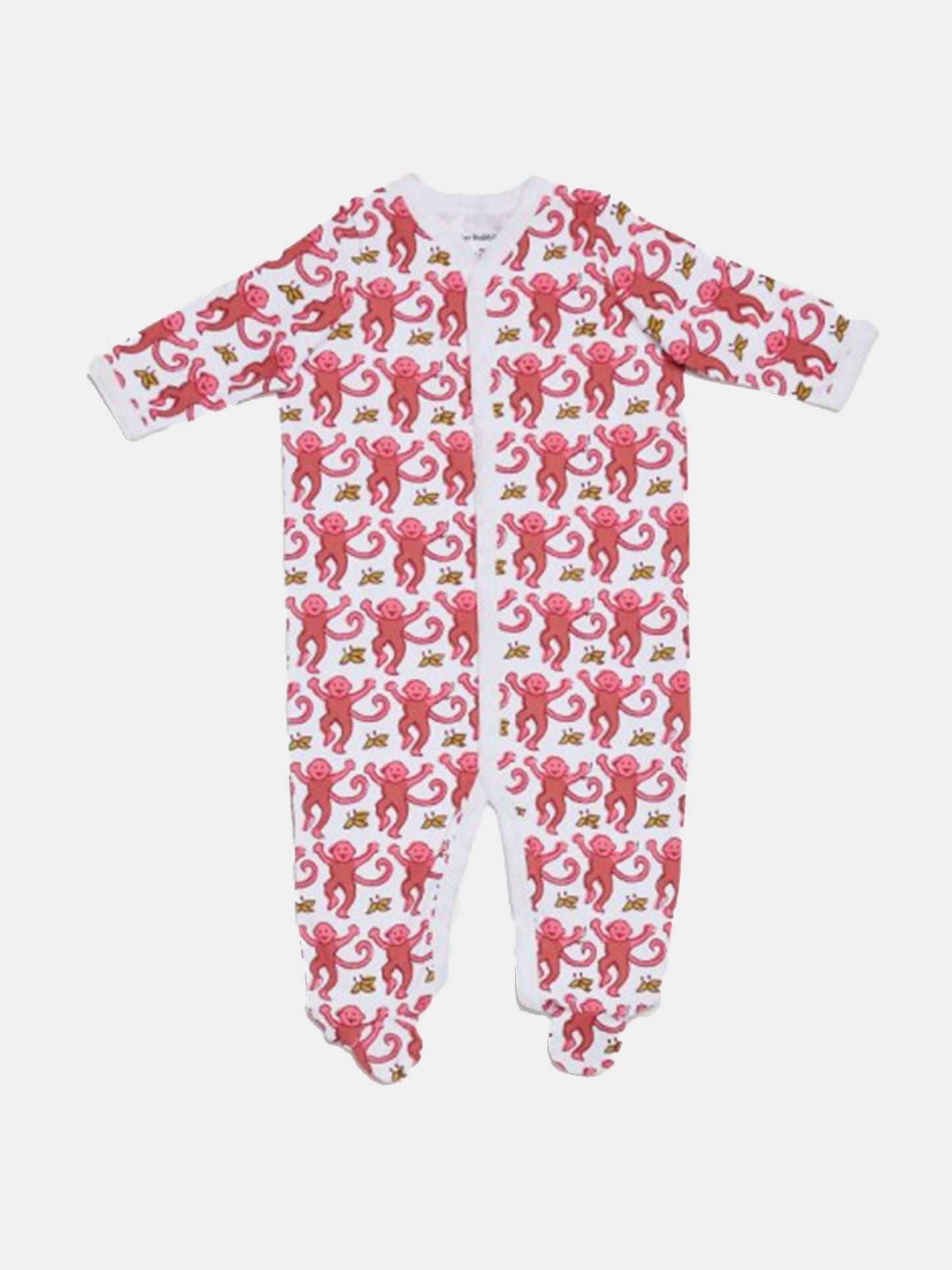 Roller Rabbit Little Kids' Monkey Footie Pajama - Saint Bernard