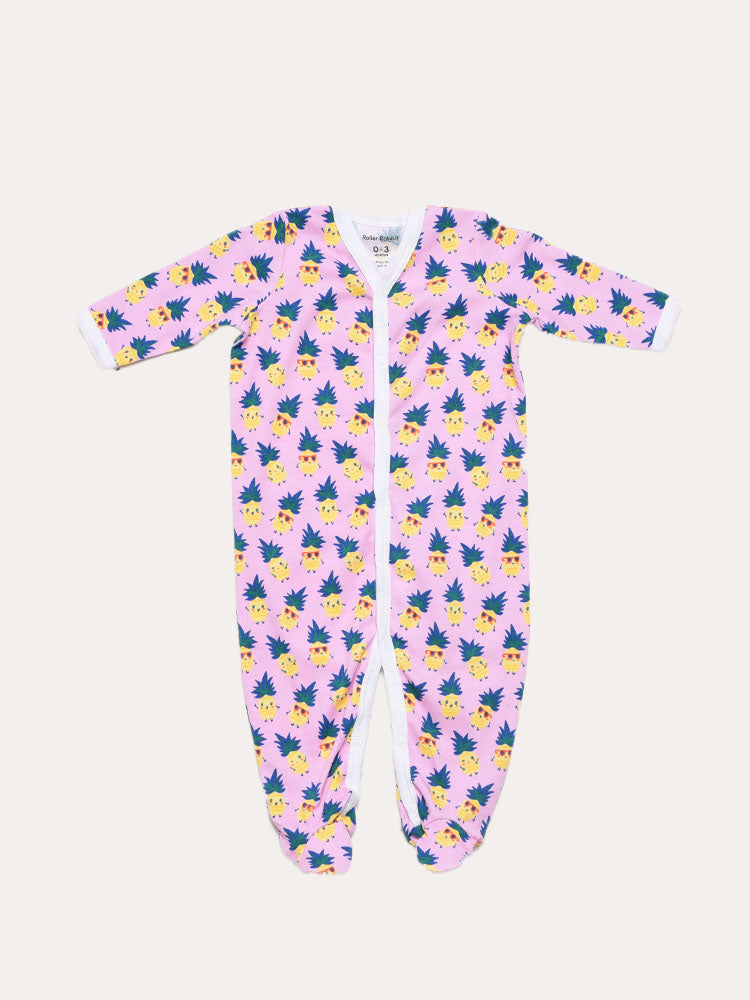 Roller Rabbit Baby Pina & Colada Footie Pajama - Saint Bernard