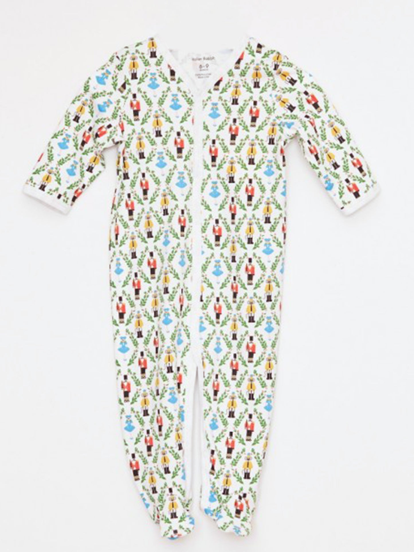 Roller Rabbit Little kids' Sugar Plum Party Footie Pajama - Saint Bernard