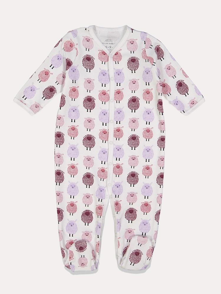 Roller Rabbit Infant Woolies Footie Pajamas