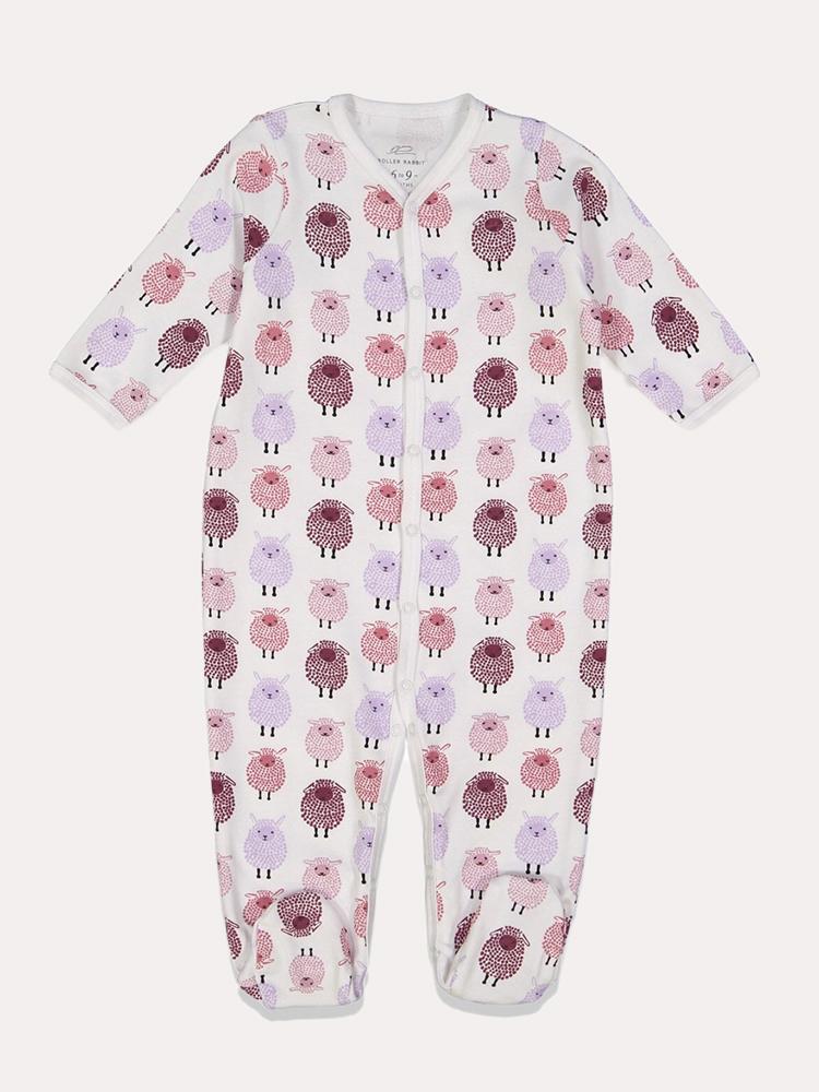 Roller Rabbit Infant Woolies Footie Pajamas - Saint Bernard