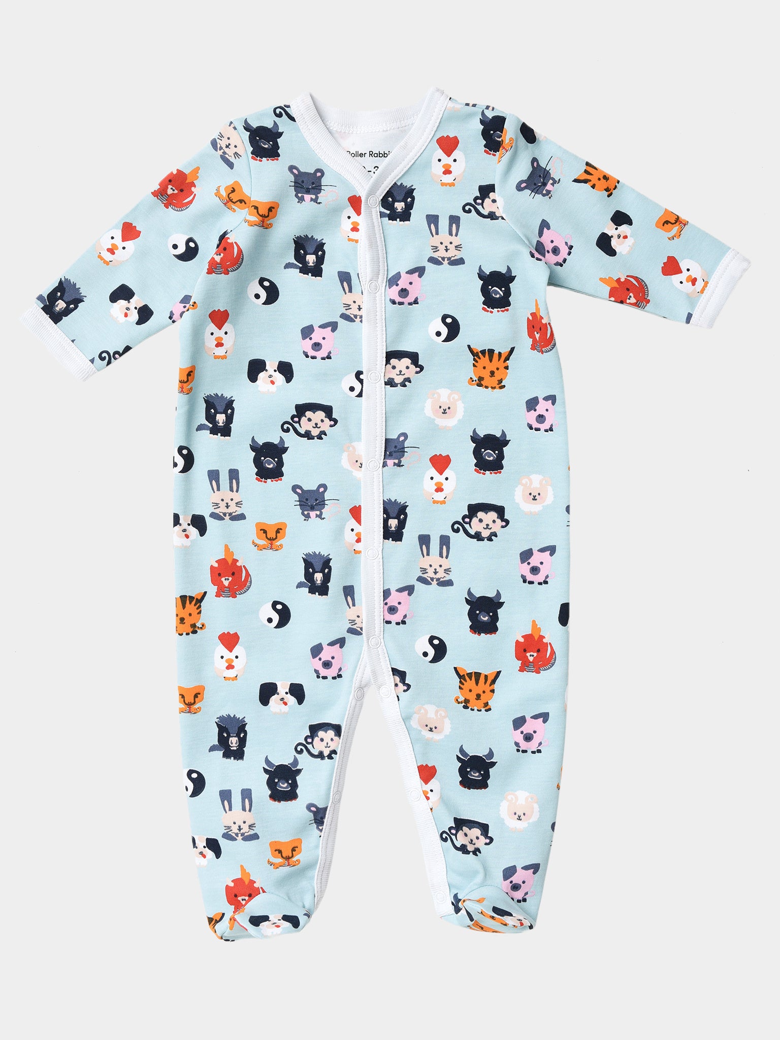 Roller Rabbit Baby Zoo Diac Pajama Onesie - Saint Bernard