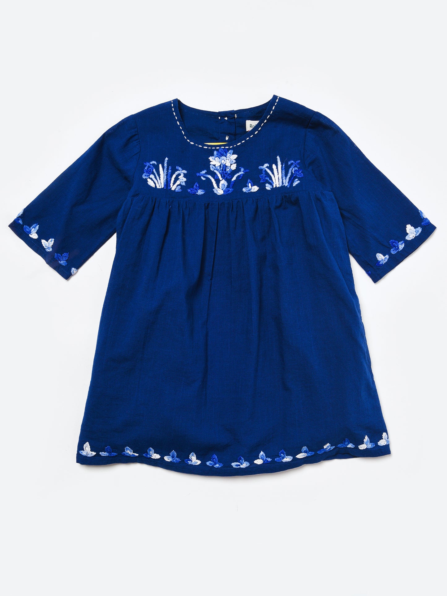 Roller Rabbit Little Girls' Lotus Embroidery Colette Dress