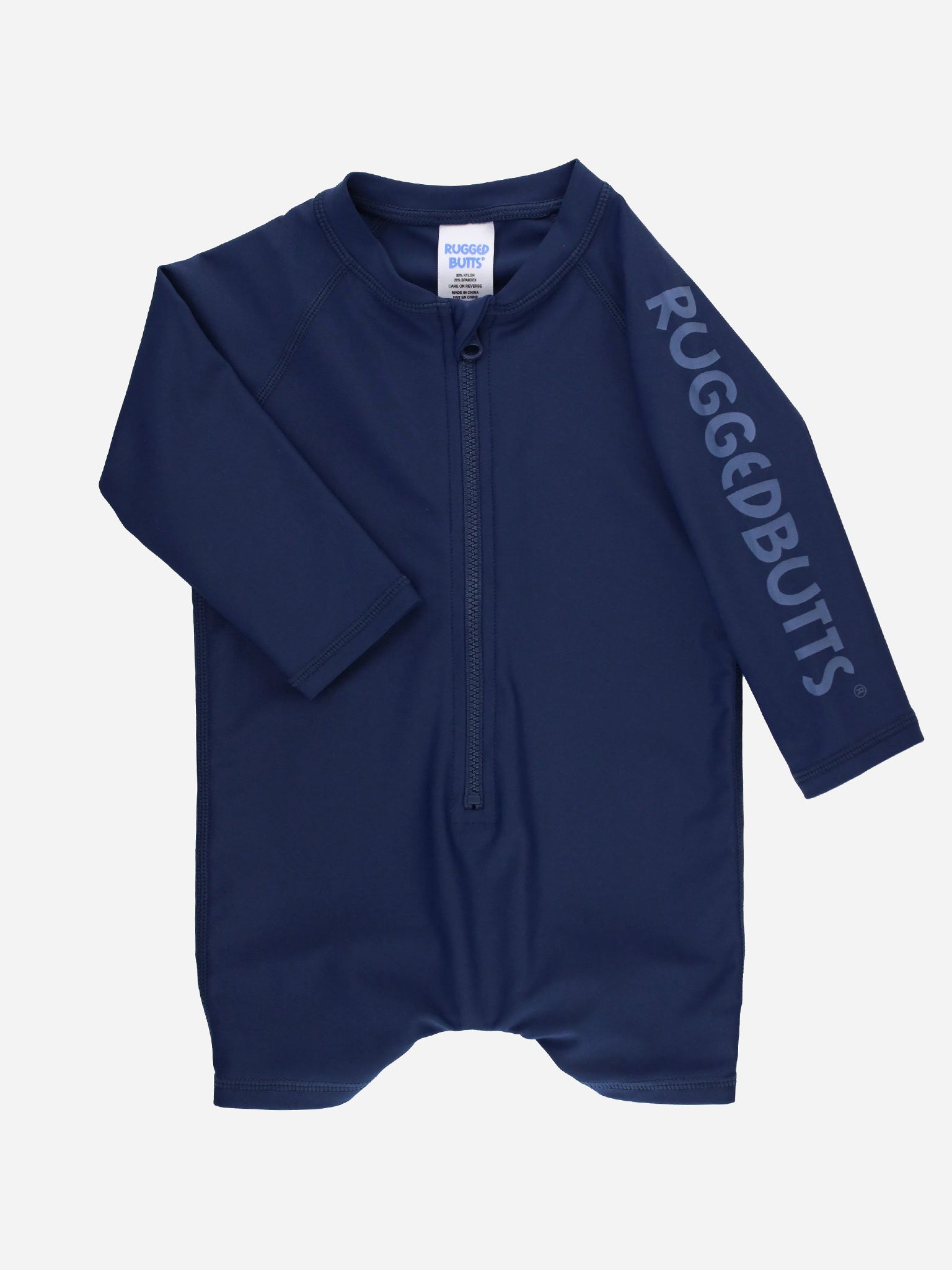 Rufflebutts Baby Boys' Long Sleeve Onesie Rash Guard - Saint Bernard