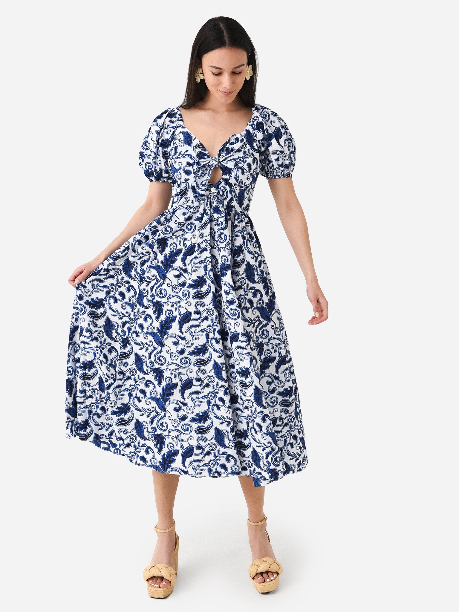 Cleobella Women's Reza Midi Dress - Saint Bernard