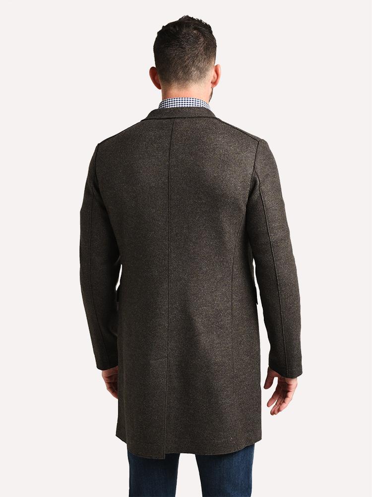 Harris Wharf London Men's Chester Pressed Wool Coat – Saint Bernard