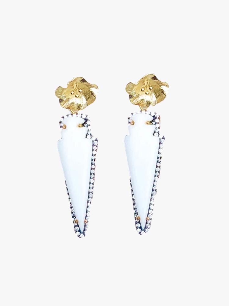 Lauren Huddleston Callie Earring - Saint Bernard