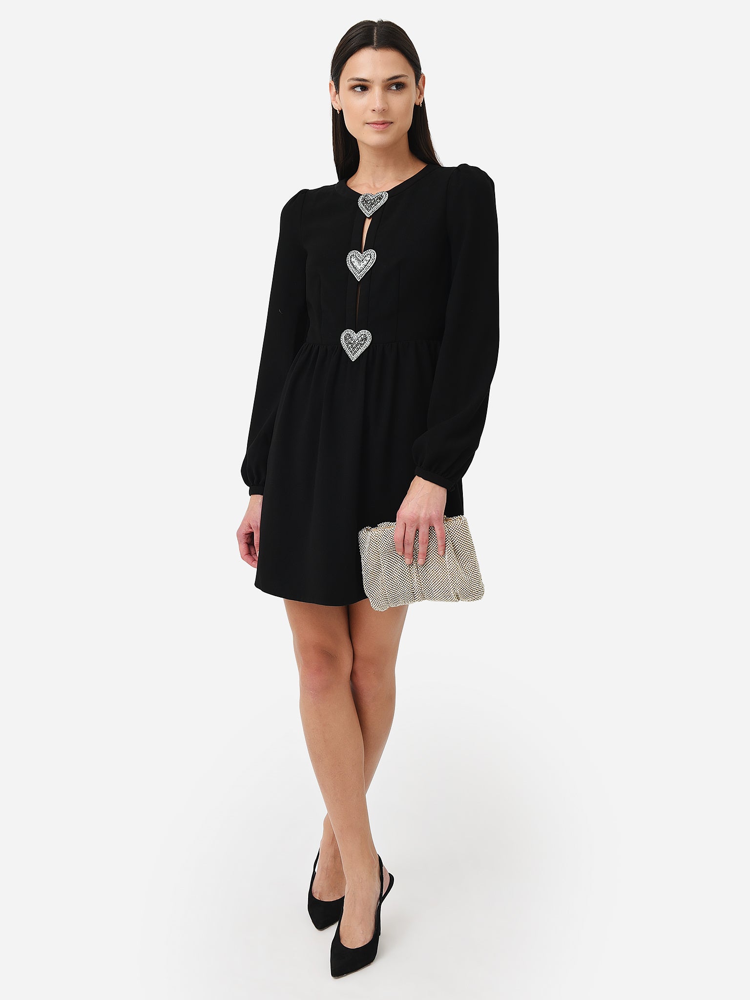 Saloni Women's Camille Mini Dress Saint Bernard