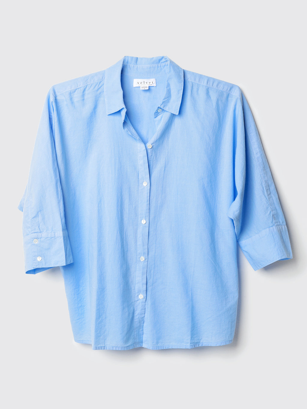 Velvet Women's Carey Woven Cotton Button-Up Shirt - Saint Bernard