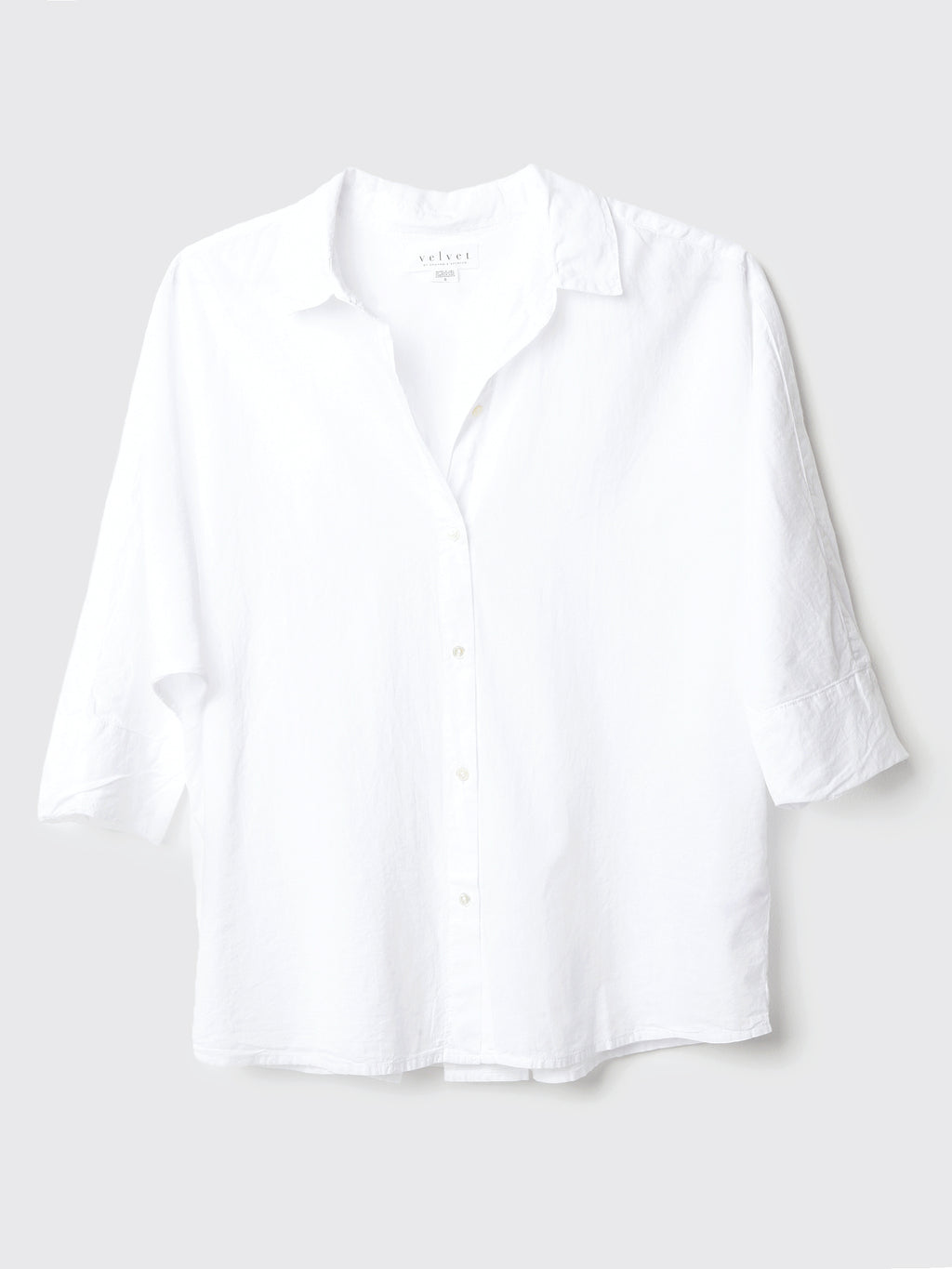 Velvet Women's Carey Woven Cotton Button-Up Shirt - Saint Bernard