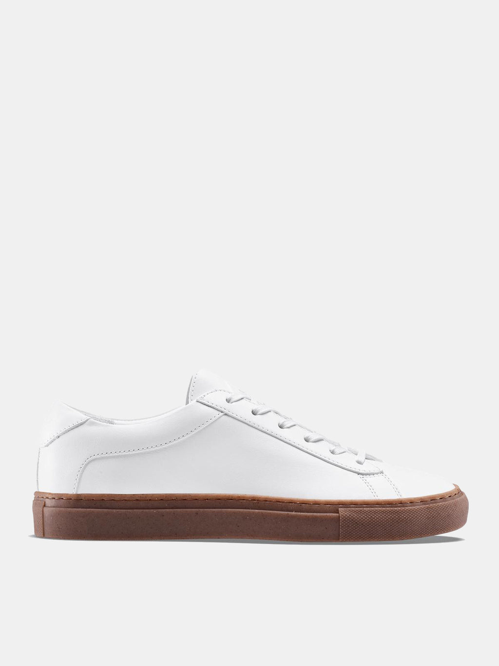 Koio Men's White Gum Capri Sneaker - Saint Bernard
