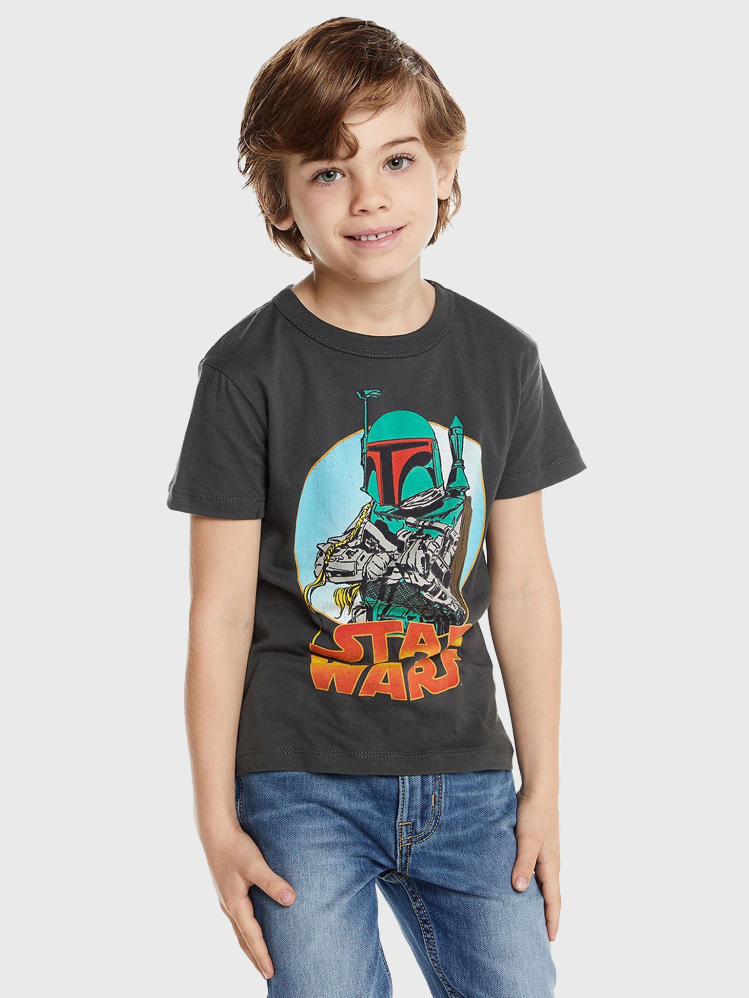 Chaser Boys' Cotton Jersey Short Sleeve Star Wars Tee - Saint Bernard