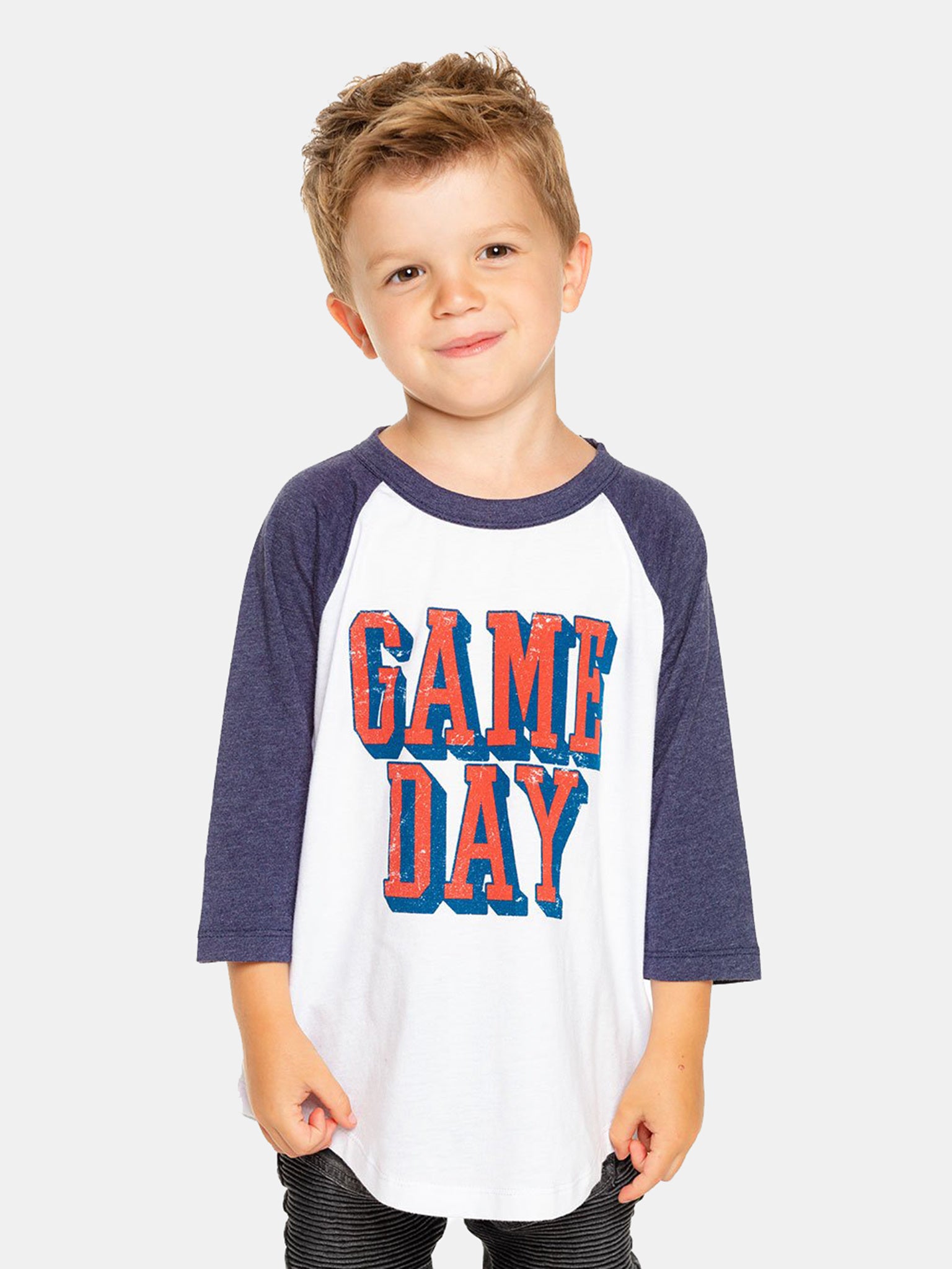 Chaser Boys' Vintage Game Day Raglan Tee - Saint Bernard