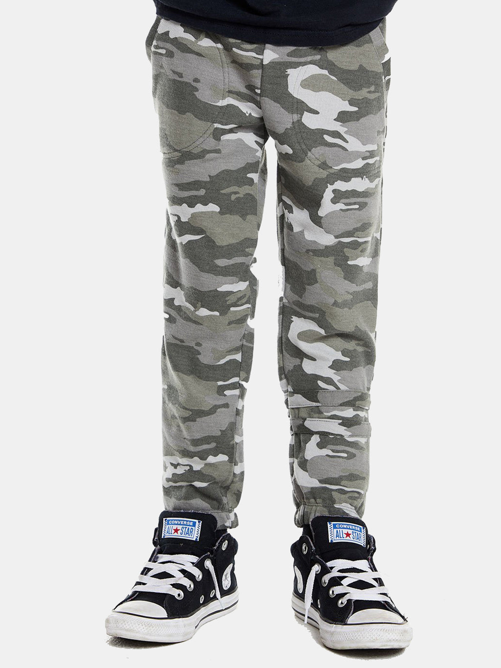 Chaser Boys' Love Knit with Strappings Lounge Pant - Saint Bernard