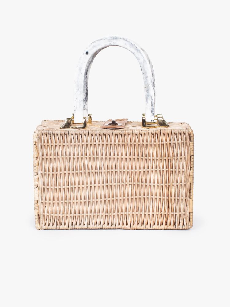 Cleobella Bardot Basket Bag - Saint Bernard