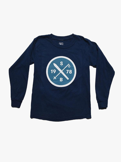 Saint Bernard Kids' Long Sleeve Ski Cross Tee - Saint Bernard