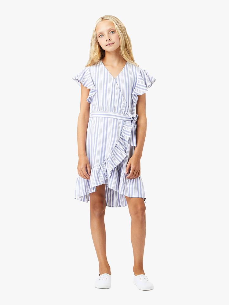 Habitual Girls’ Shae Wrap Dress - Saint Bernard