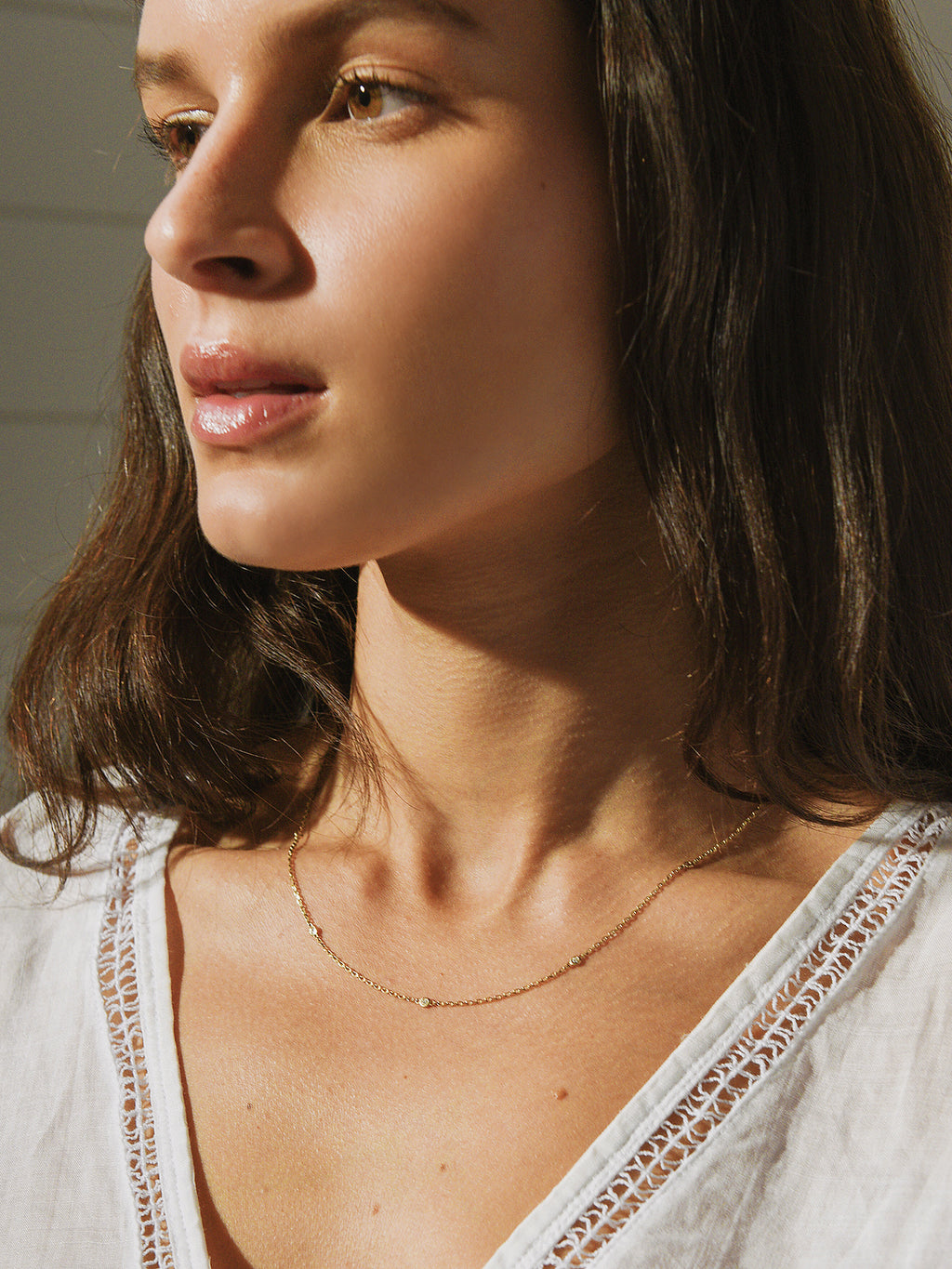 CHANDLER DIAMOND NECKx14KYELLOWGOLD-alt1