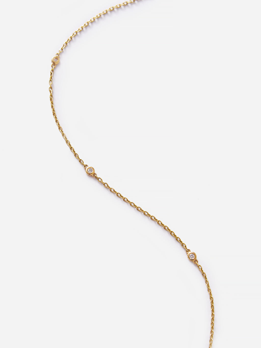 Francie B. Women's Chandler Diamond By The Yard Necklace - Saint Bernard