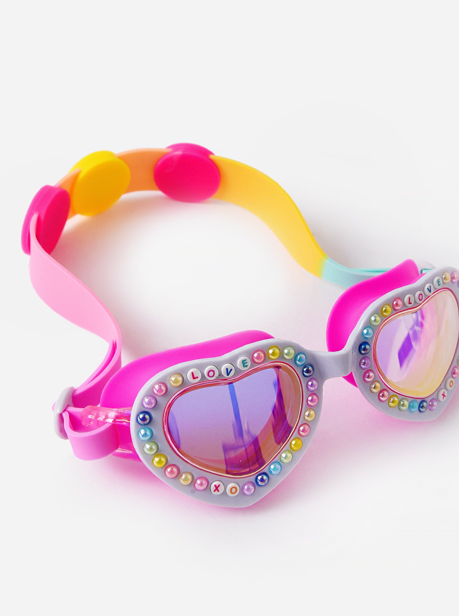 Bling 2.0 Two Hearts Charmed Swim Goggle - Saint Bernard