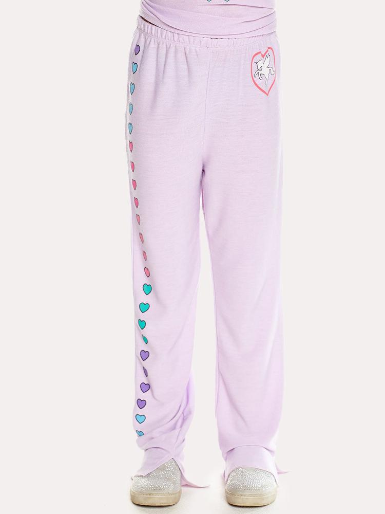 Chaser Girls' Cozy Knit Lounge Pant - Saint Bernard