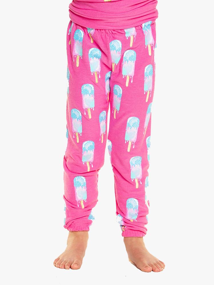 Chaser Girls' Cozy Knit Sweat Pant Princess Pink - Saint Bernard