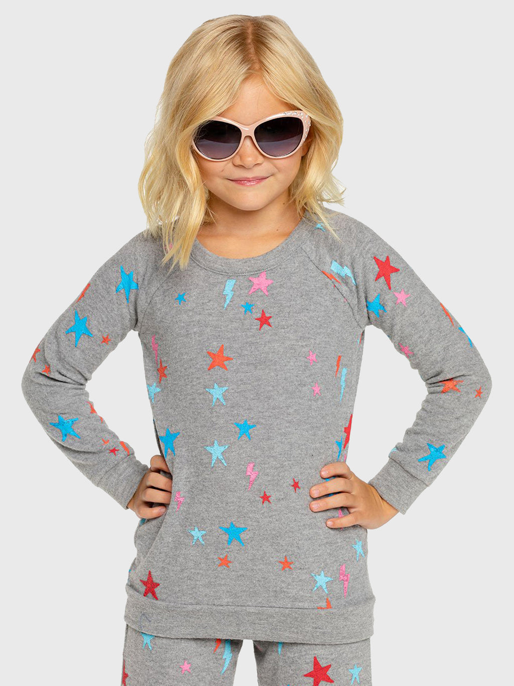 Chaser Girls' Starry Bolt Pullover - Saint Bernard