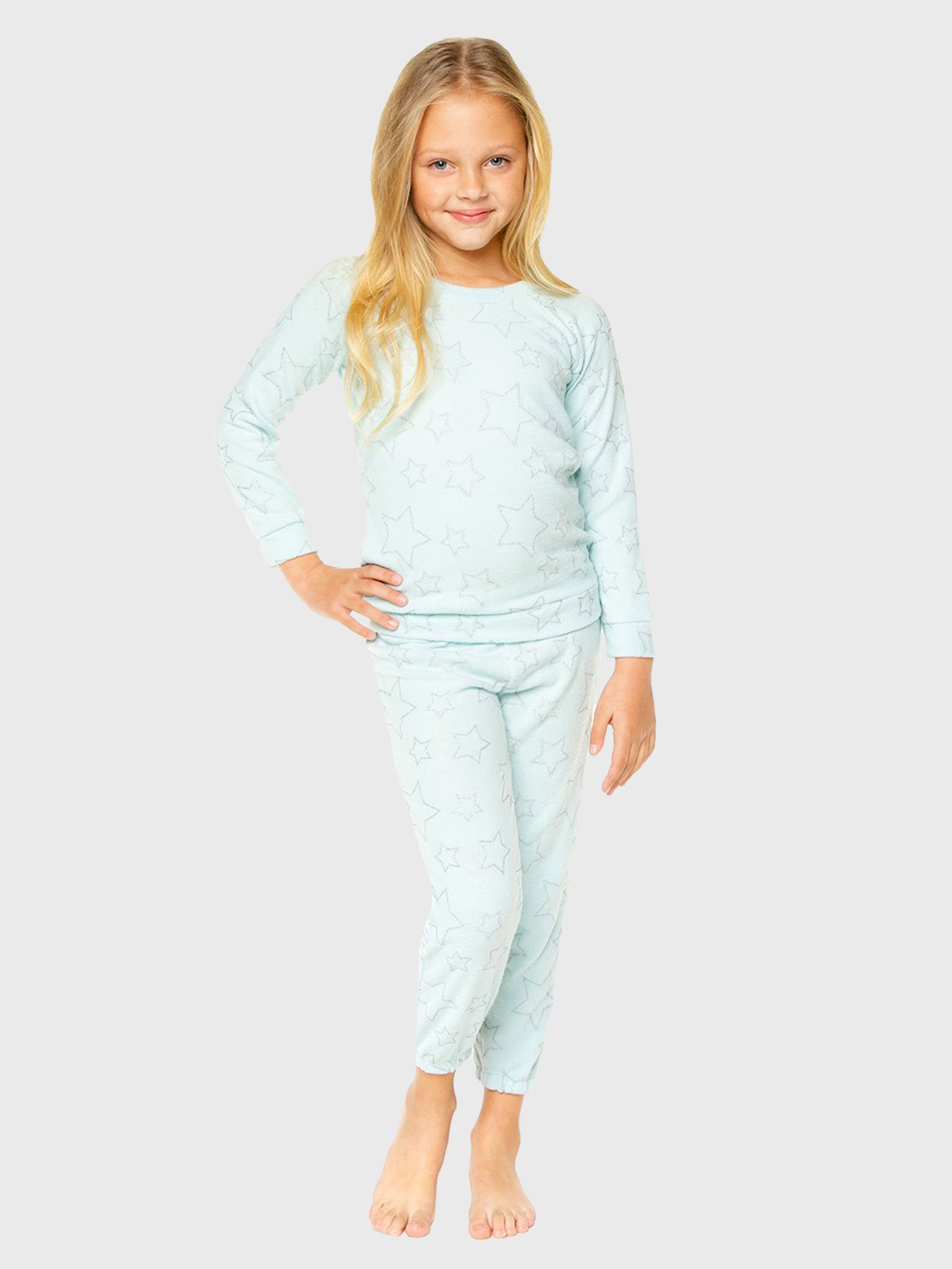 Chaser Girls' Silver Stars Pant - Saint Bernard