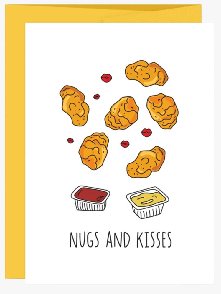 Humdrum Paper Chicken Nugs and Kisses - Saint Bernard